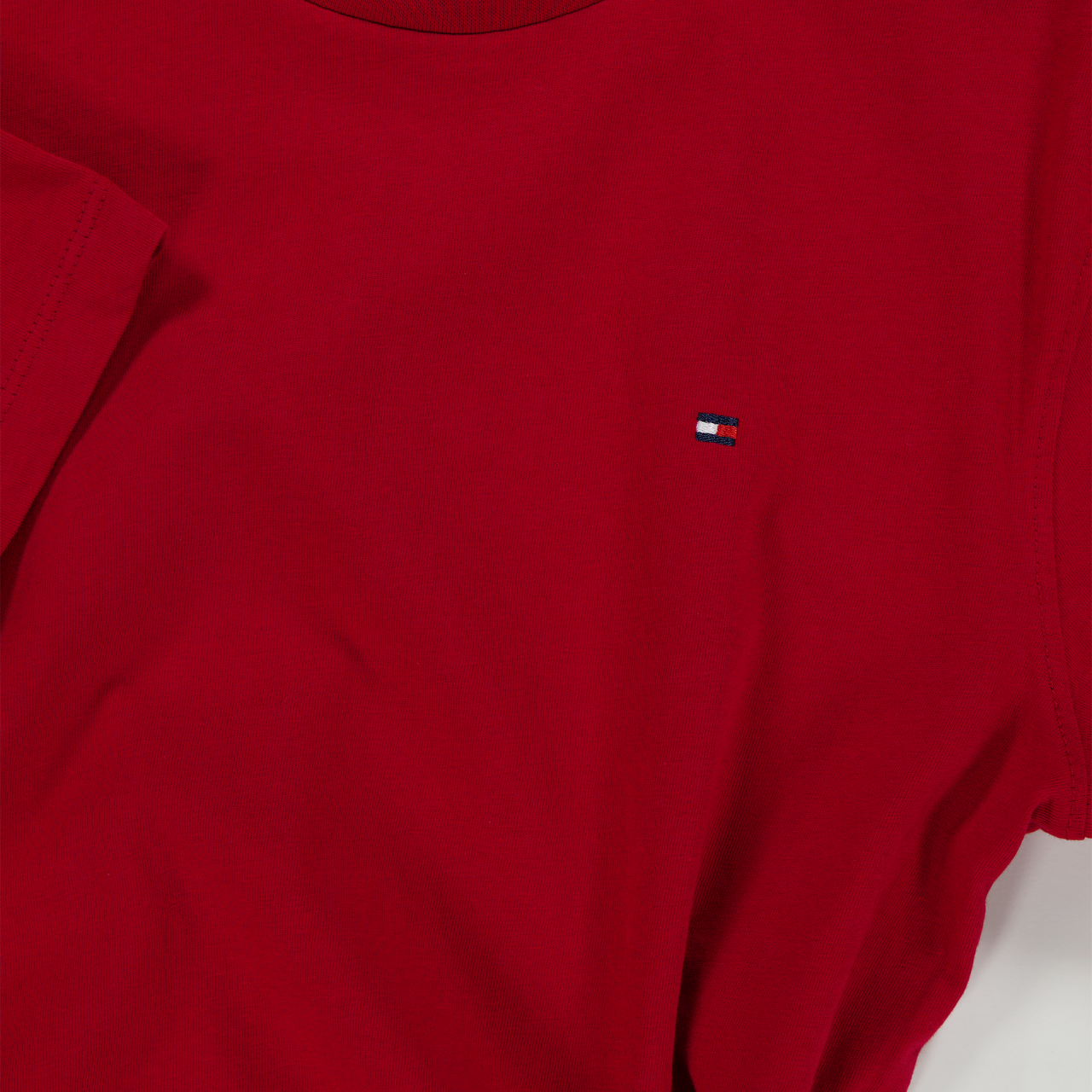 Tommy Hilfiger Enfant Garçons Chemise Rouge