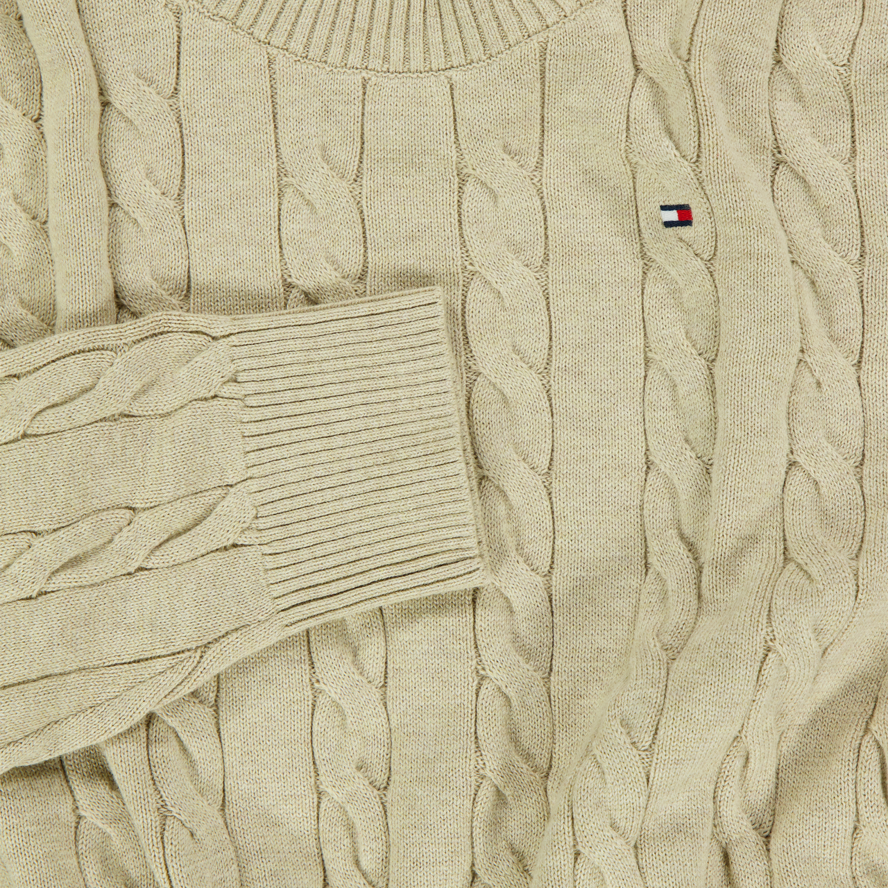 Tommy Hilfiger Enfant Garçons Pull Beige