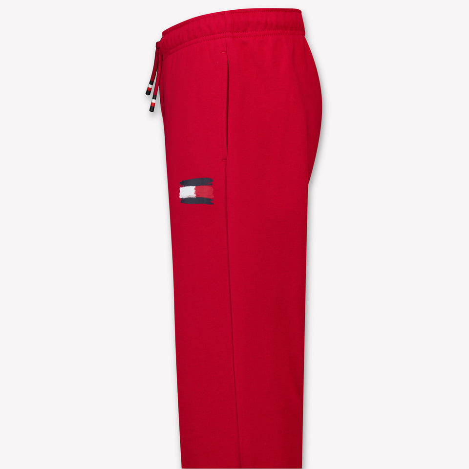 Tommy Hilfiger Niño Chicos Pantalones Rojo