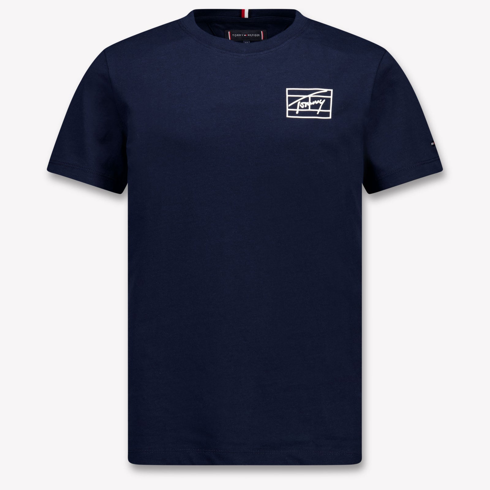 Tommy Hilfiger Ragazzo Ragazzi Maglietta dentro Navy