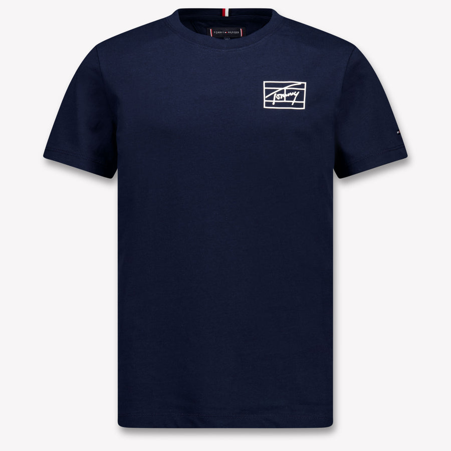 Tommy Hilfiger Enfant Garçons T-shirt Navy