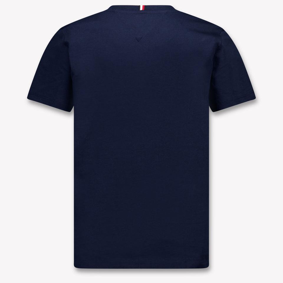Tommy Hilfiger Niño Chicos Camiseta en Navy