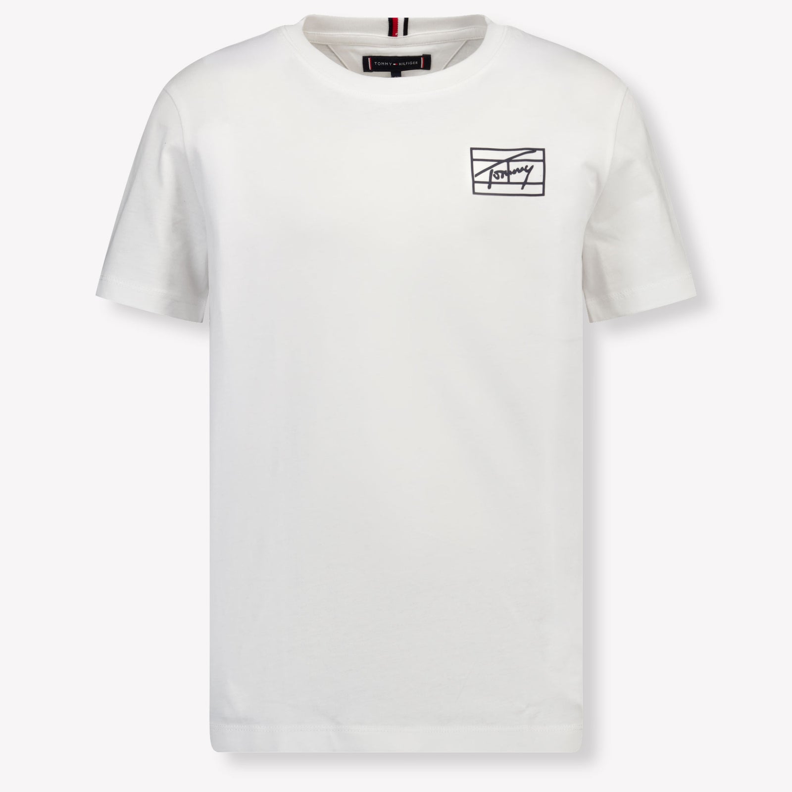 Tommy Hilfiger Ragazzo Ragazzi Maglietta dentro Bianco
