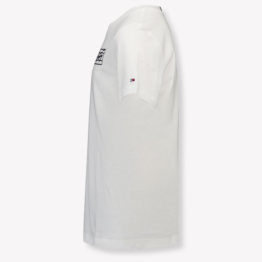 Tommy Hilfiger Enfant Garçons T-shirt Blanc