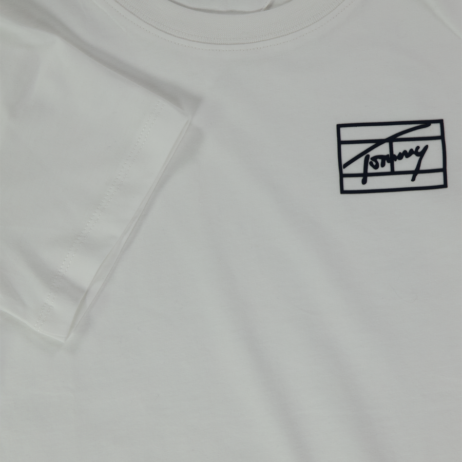 Tommy Hilfiger Enfant Garçons T-shirt Blanc
