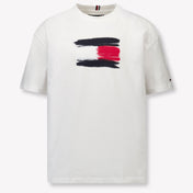 Tommy Hilfiger Kinder Jungen T-Shirt Weiß