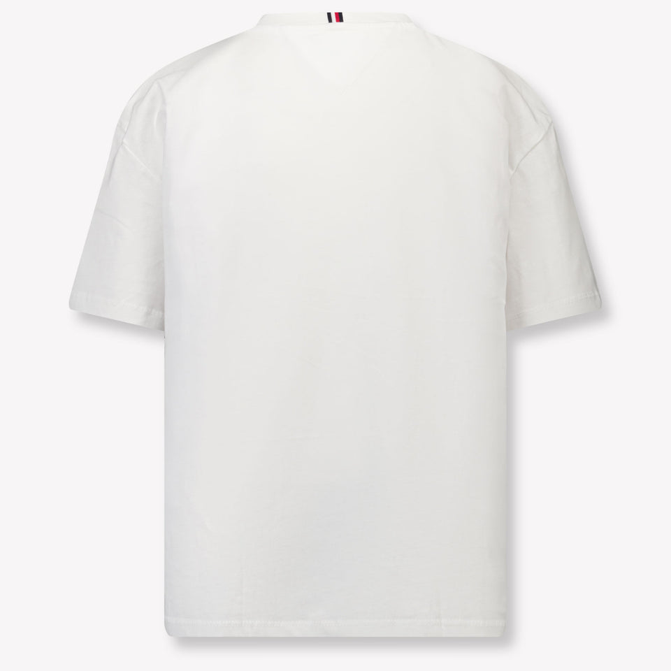 Tommy Hilfiger Kinder Jungen T-Shirt Weiß