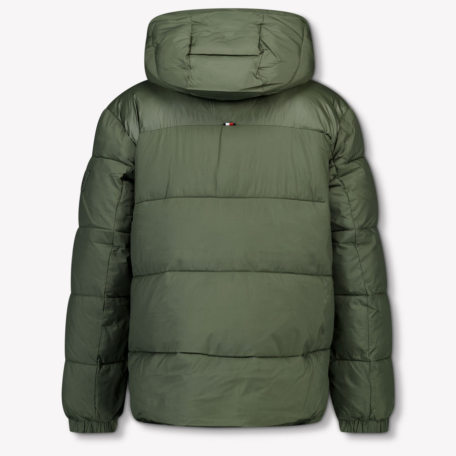 Tommy Hilfiger Enfant Garçons Veste d'hiver Armée