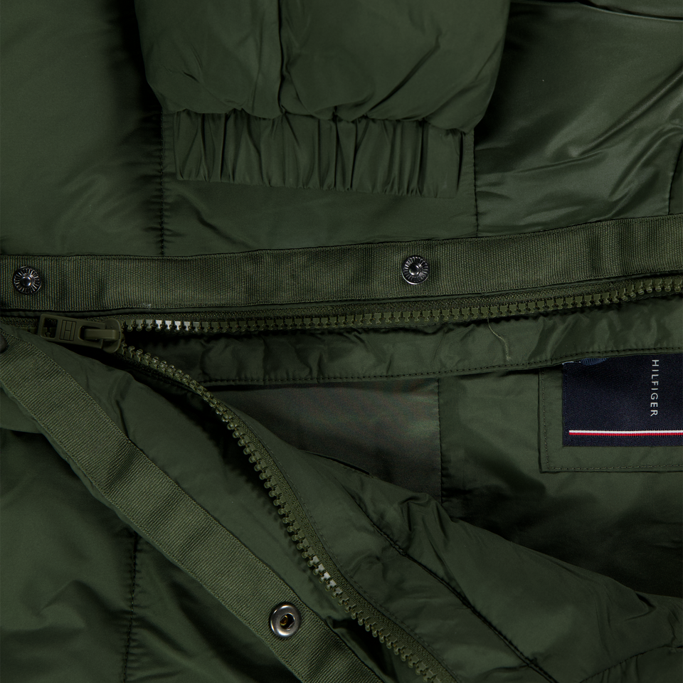 Tommy Hilfiger Ragazzo Ragazzi Giacca invernale Esercito
