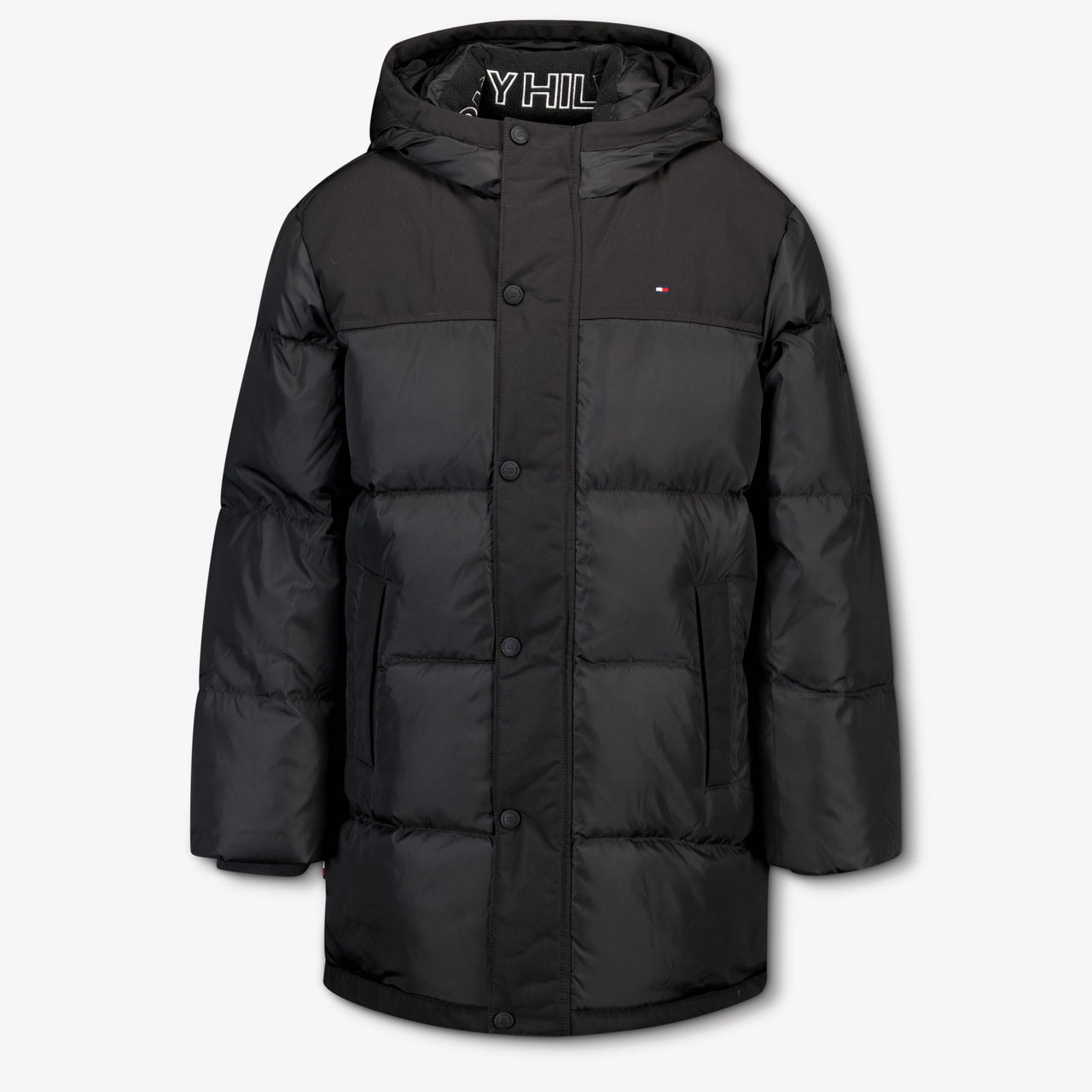 Tommy Hilfiger Enfant Garçons Veste d'hiver Noir