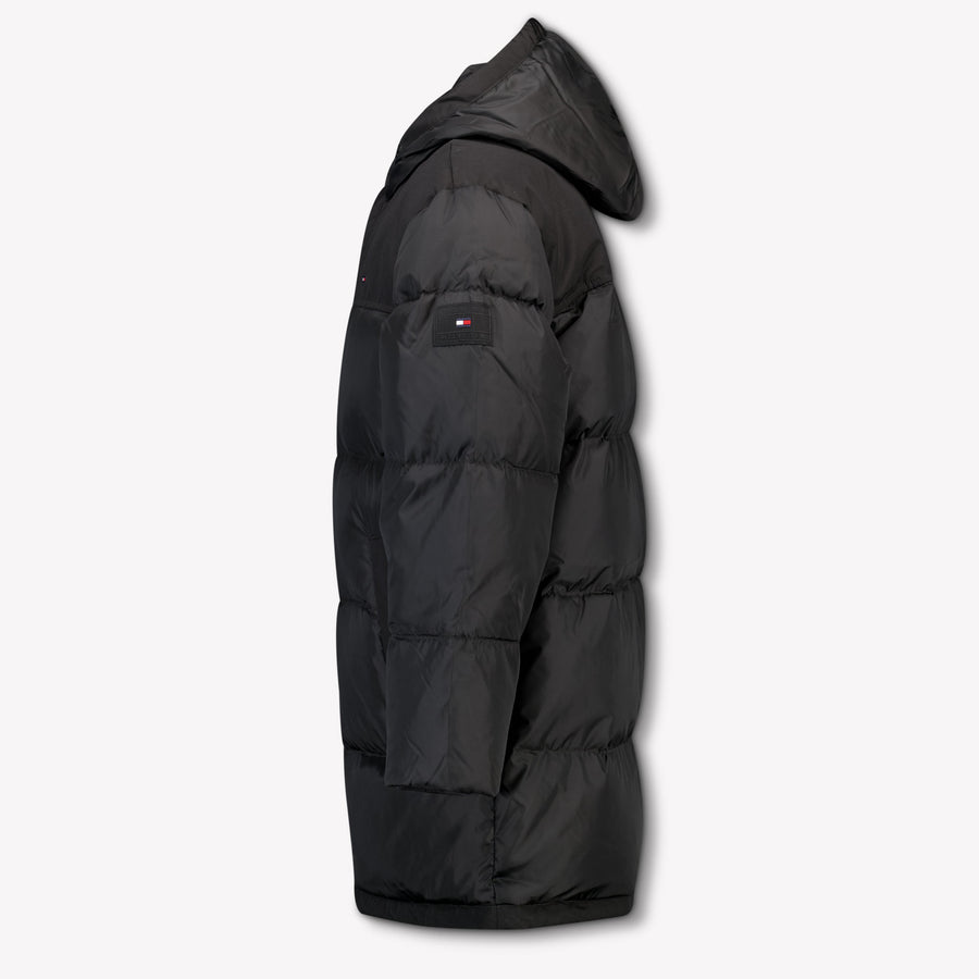 Tommy Hilfiger Enfant Garçons Veste d'hiver Noir