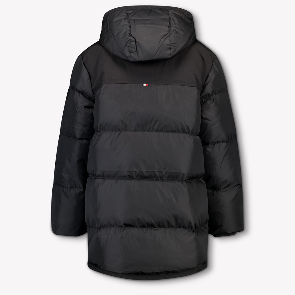Tommy Hilfiger Enfant Garçons Veste d'hiver Noir