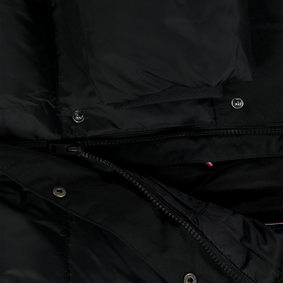 Tommy Hilfiger Enfant Garçons Veste d'hiver Noir