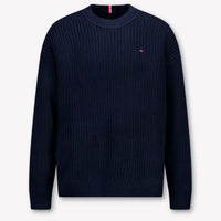 Tommy Hilfiger Enfant Garçons Pull Navy