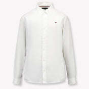 Tommy Hilfiger Niño Chicos Blusa en Blanco