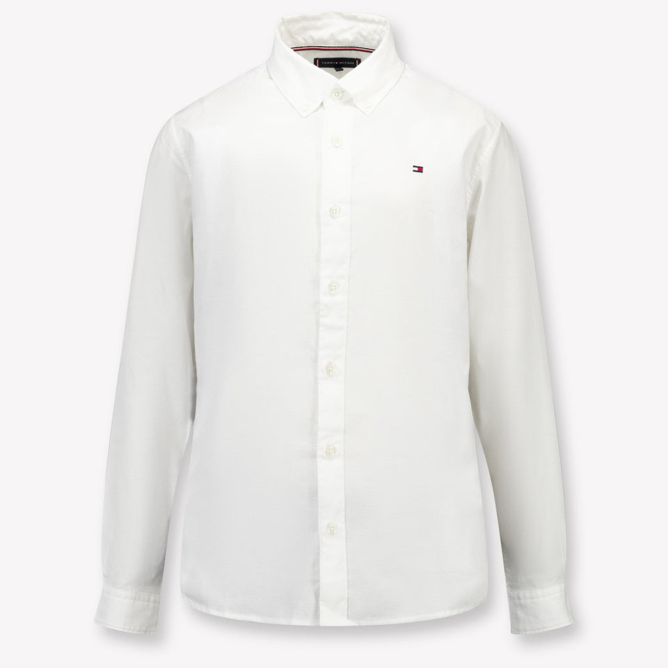 Tommy Hilfiger Niño Chicos Blusa en Blanco