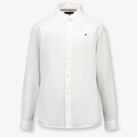 Tommy Hilfiger Enfant Garçons Chemisier Blanc