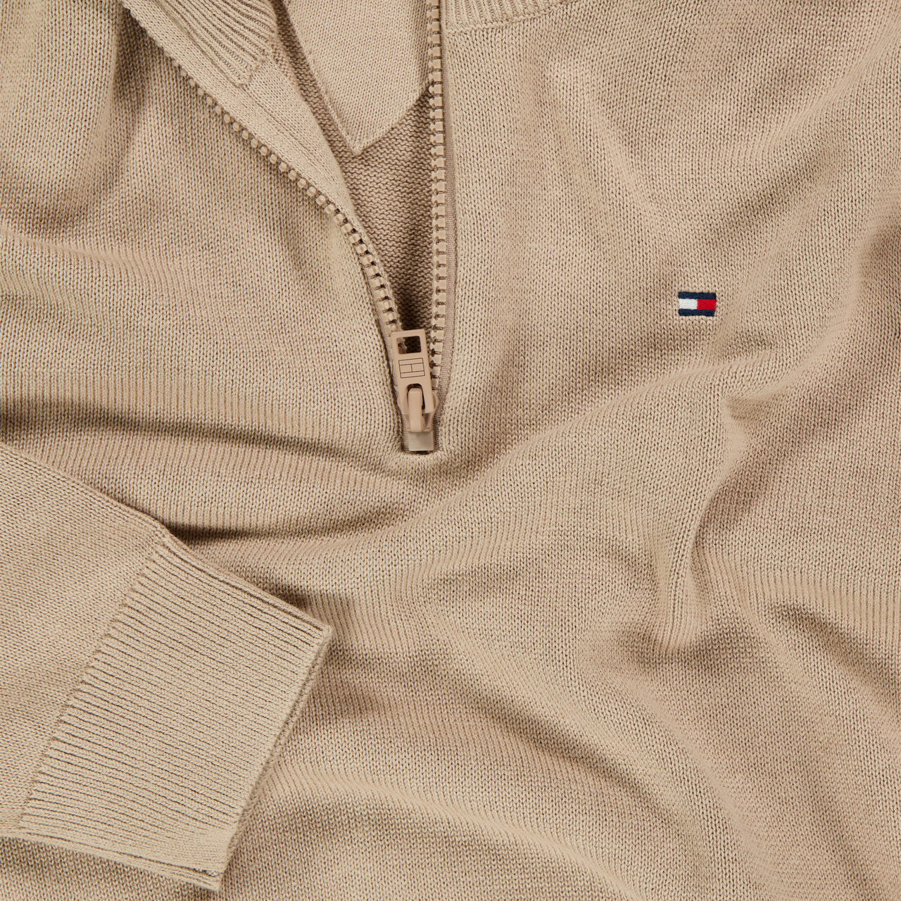Tommy Hilfiger Enfant Garçons Pull Beige