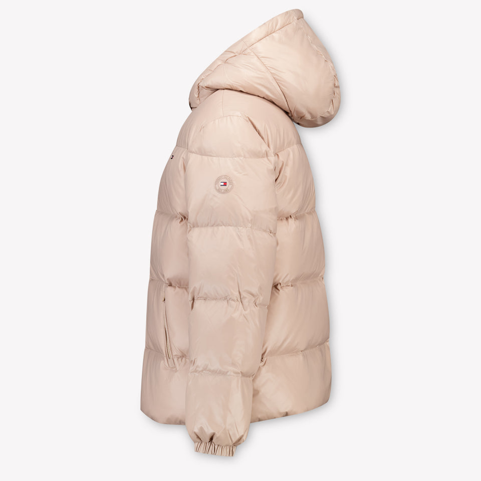 Tommy Hilfiger Kinder Mädchen Winterjacke Beige