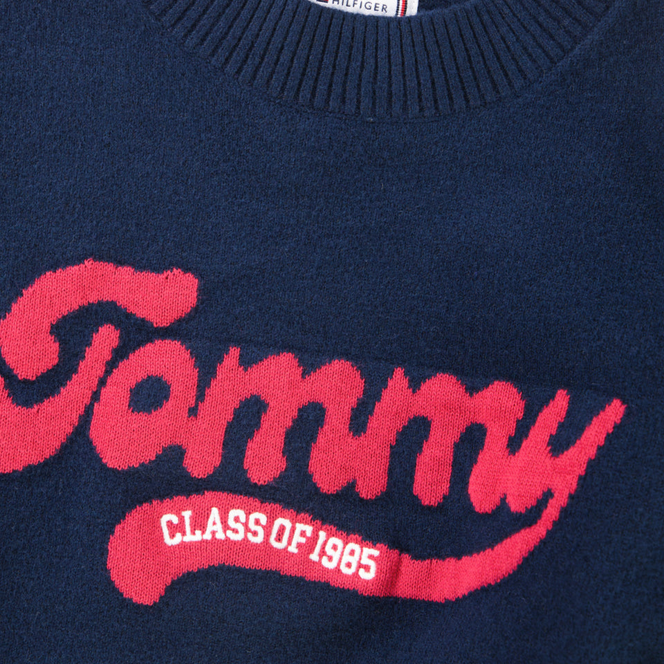 Tommy Hilfiger Enfant Filles Pull Navy