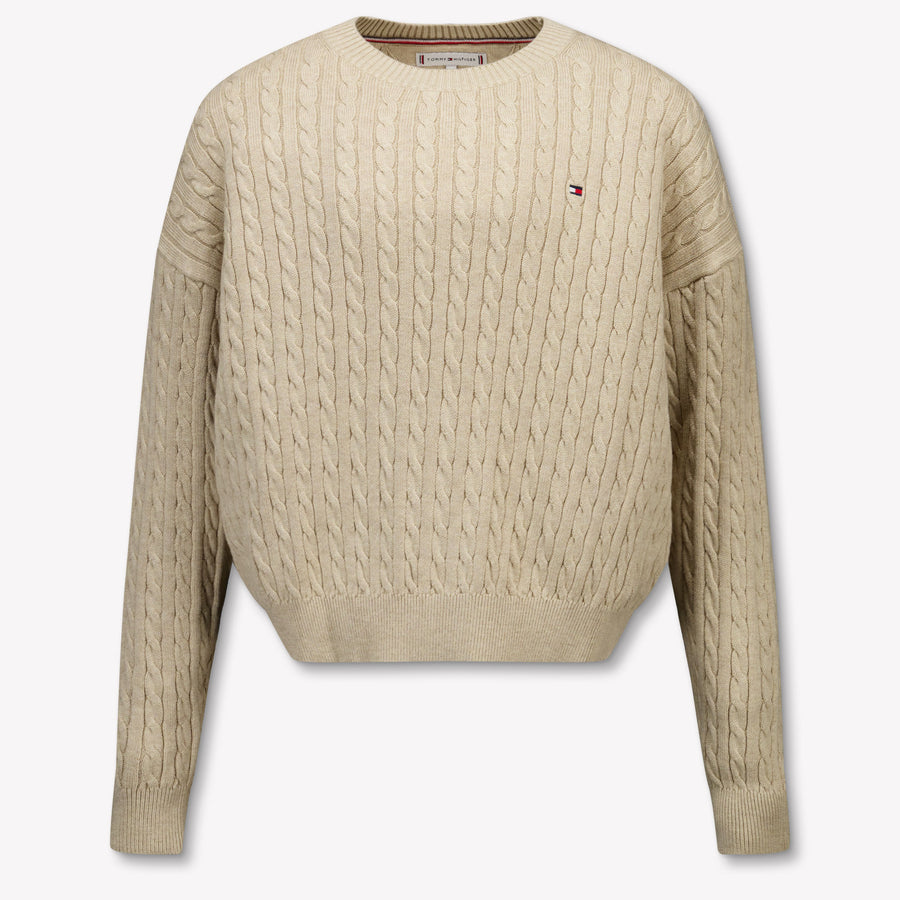 Tommy Hilfiger Enfant Filles Pull Beige