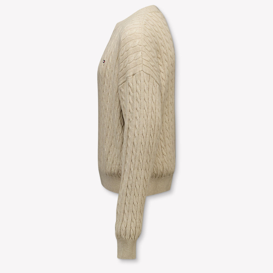 Tommy Hilfiger Kinder Mädchen Pullover Beige