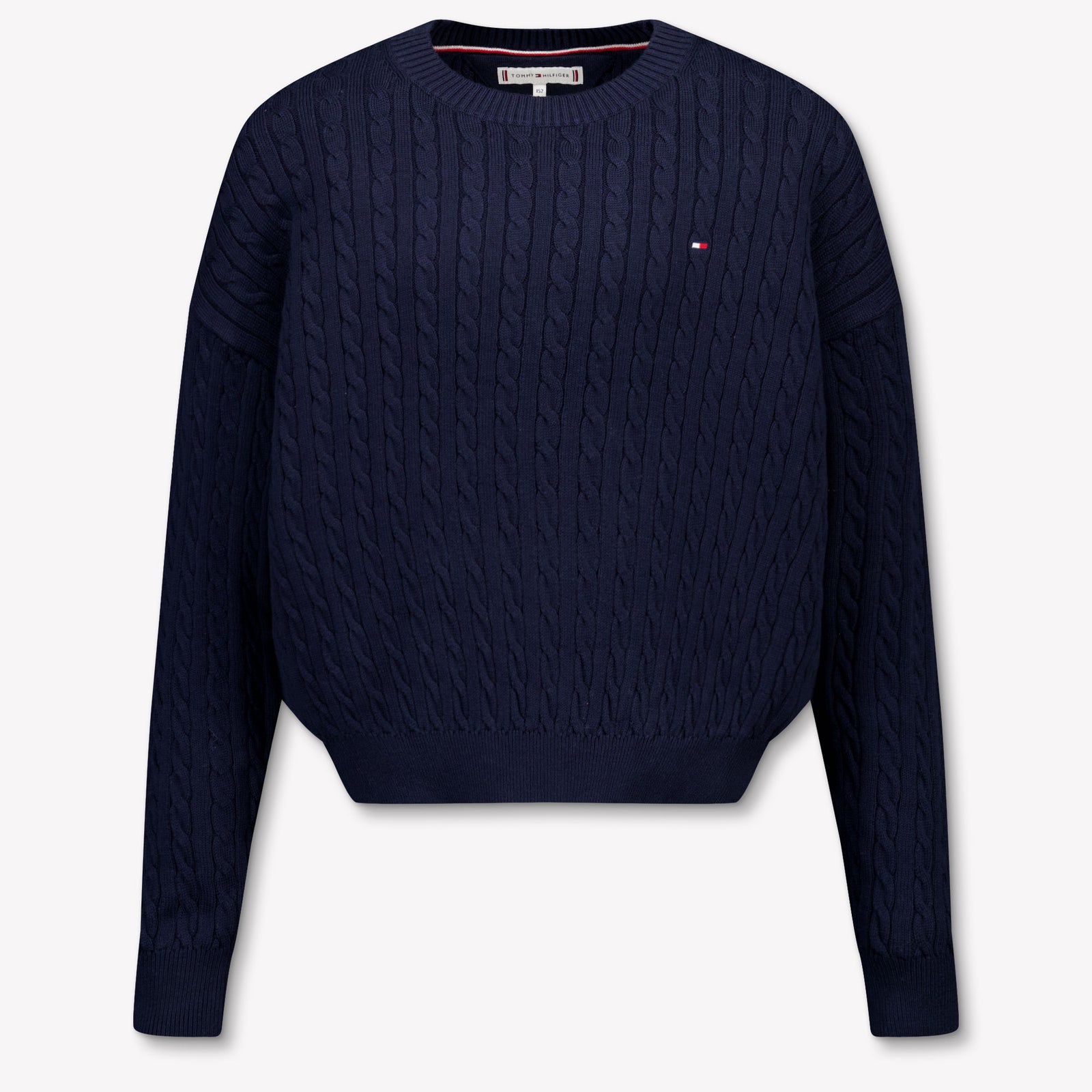 Tommy Hilfiger Kinder Mädchen Pullover Marineblau