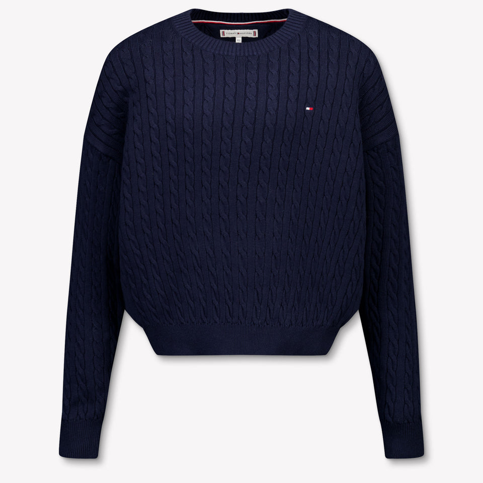 Tommy Hilfiger Kinder Meisjes Trui In Navy