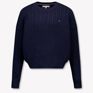 Tommy Hilfiger Enfant Filles Pull Navy