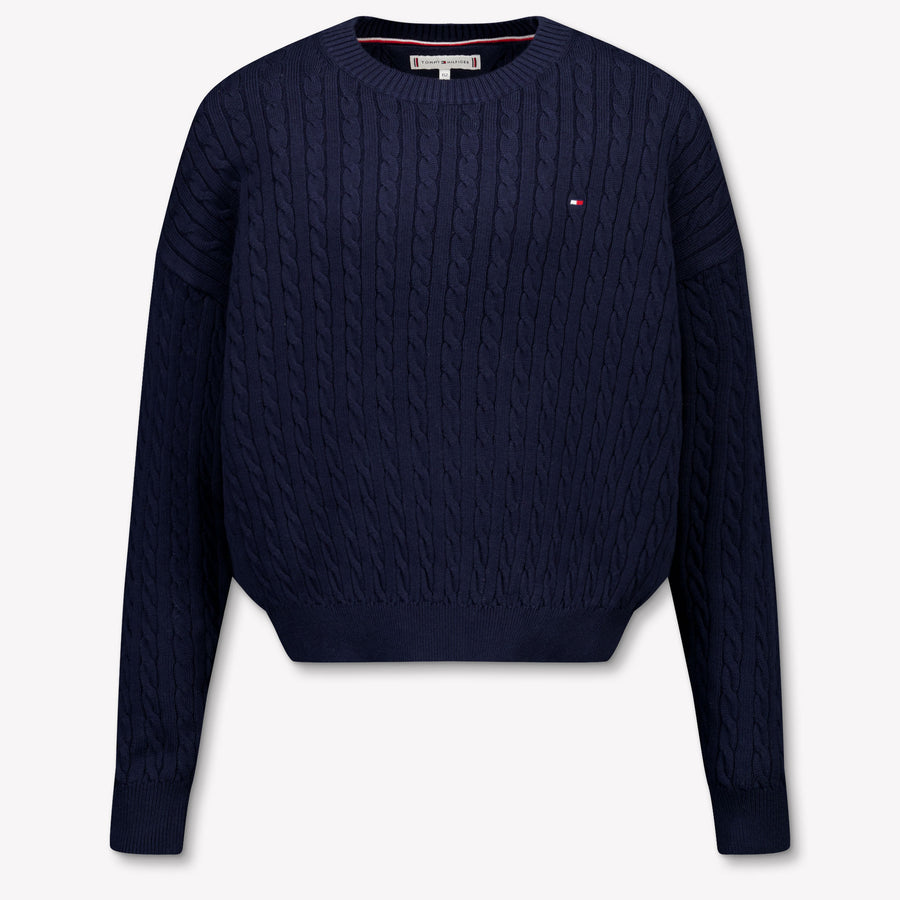 Tommy Hilfiger Enfant Filles Pull Navy
