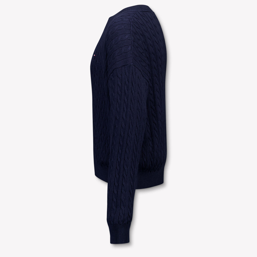 Tommy Hilfiger Enfant Filles Pull Navy