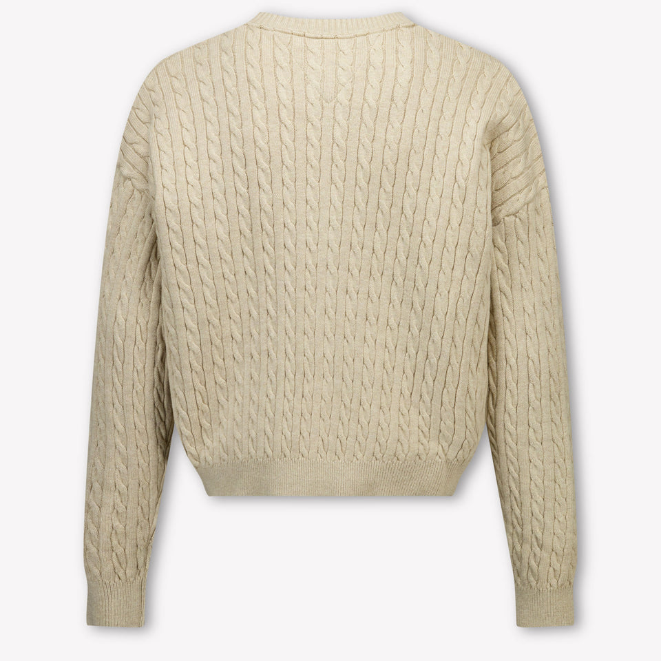 Tommy Hilfiger Ragazzo Ragazze Maglia Beige