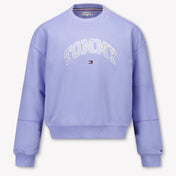 Tommy Hilfiger Kids Girls Sweater Light Blue