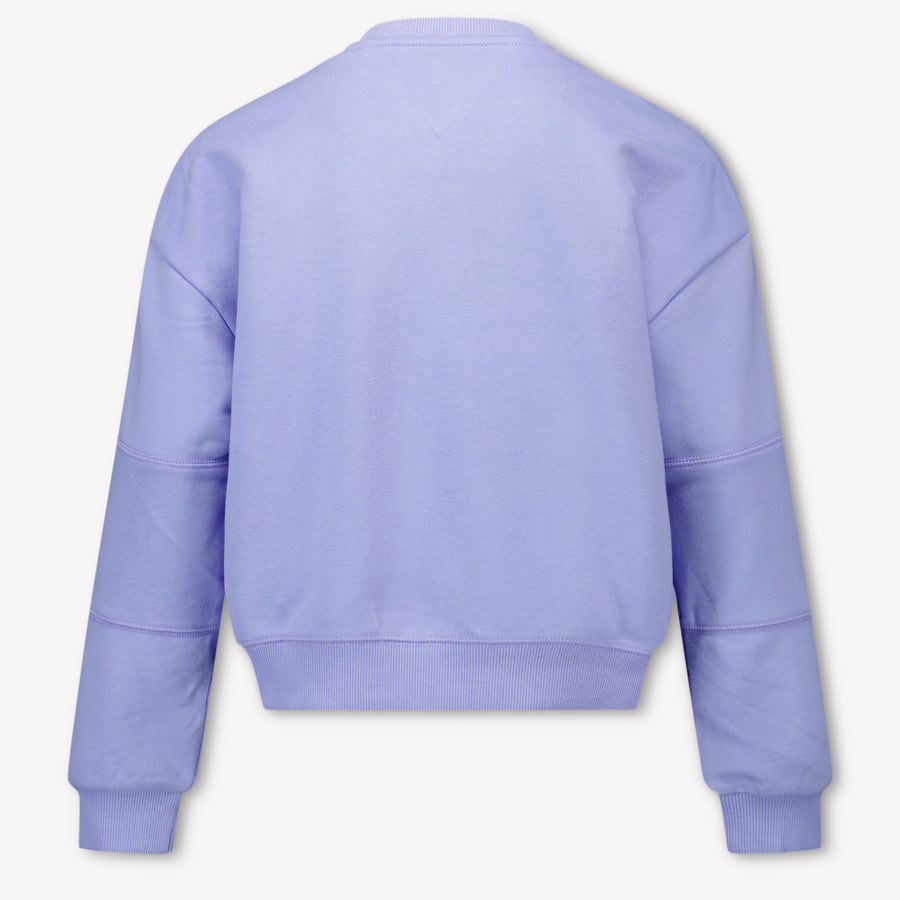 Tommy Hilfiger Enfant Filles Pull Bleu Clair