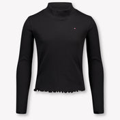 Tommy Hilfiger Enfant Filles T-shirt Noir
