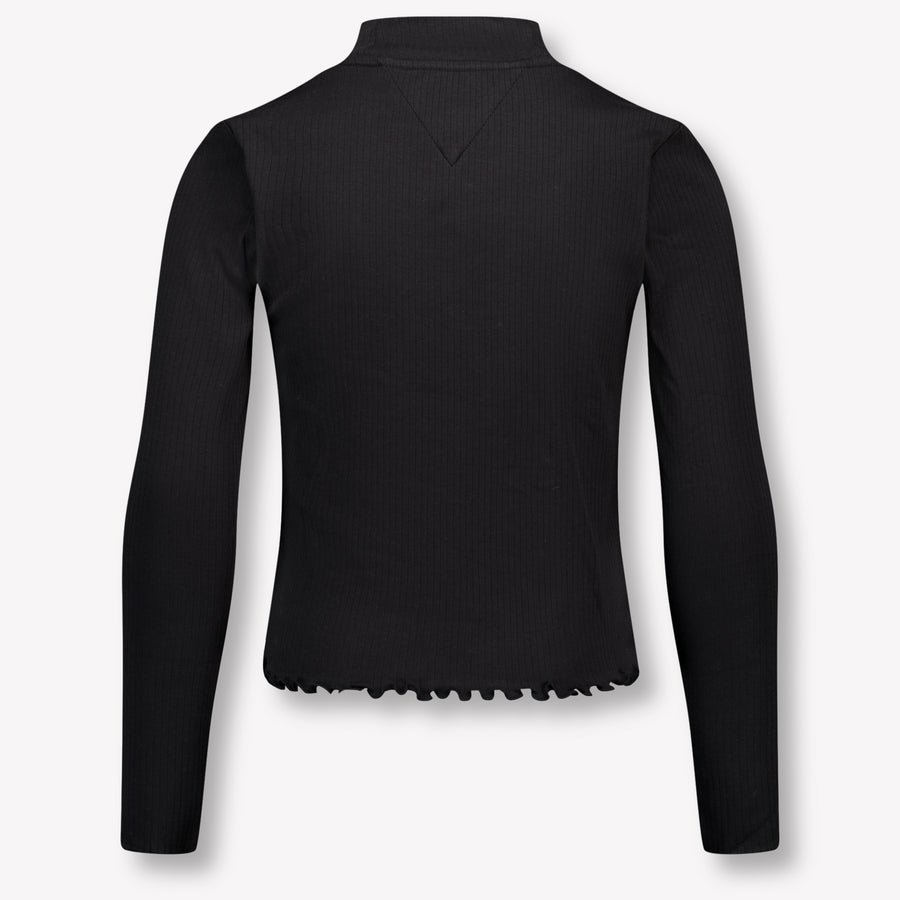 Tommy Hilfiger Kinder Mädchen T-Shirt Schwarz