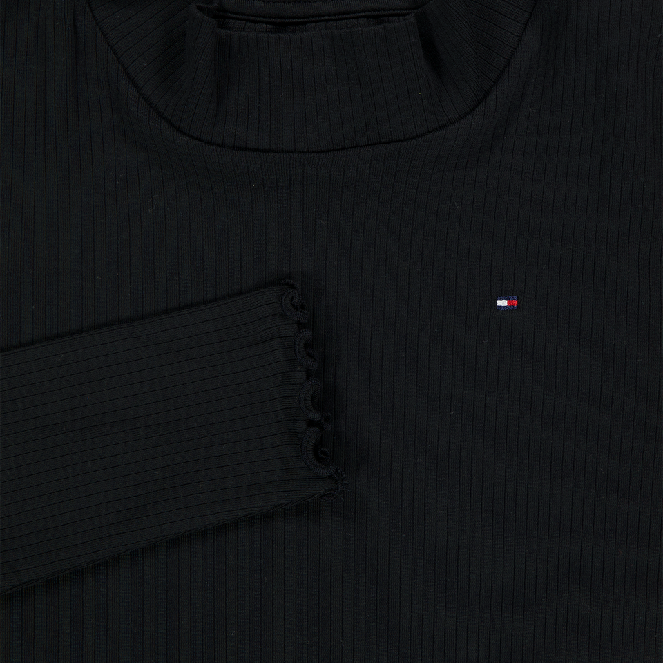 Tommy Hilfiger Enfant Filles T-shirt Noir