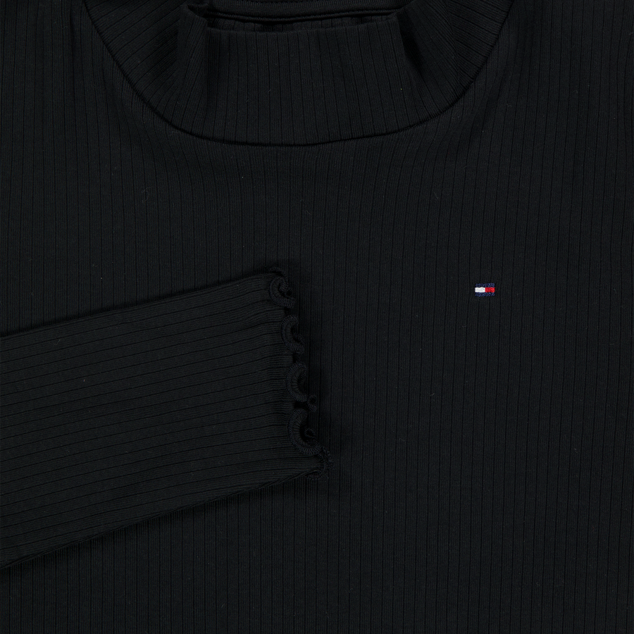 Tommy Hilfiger Kinder Mädchen T-Shirt Schwarz