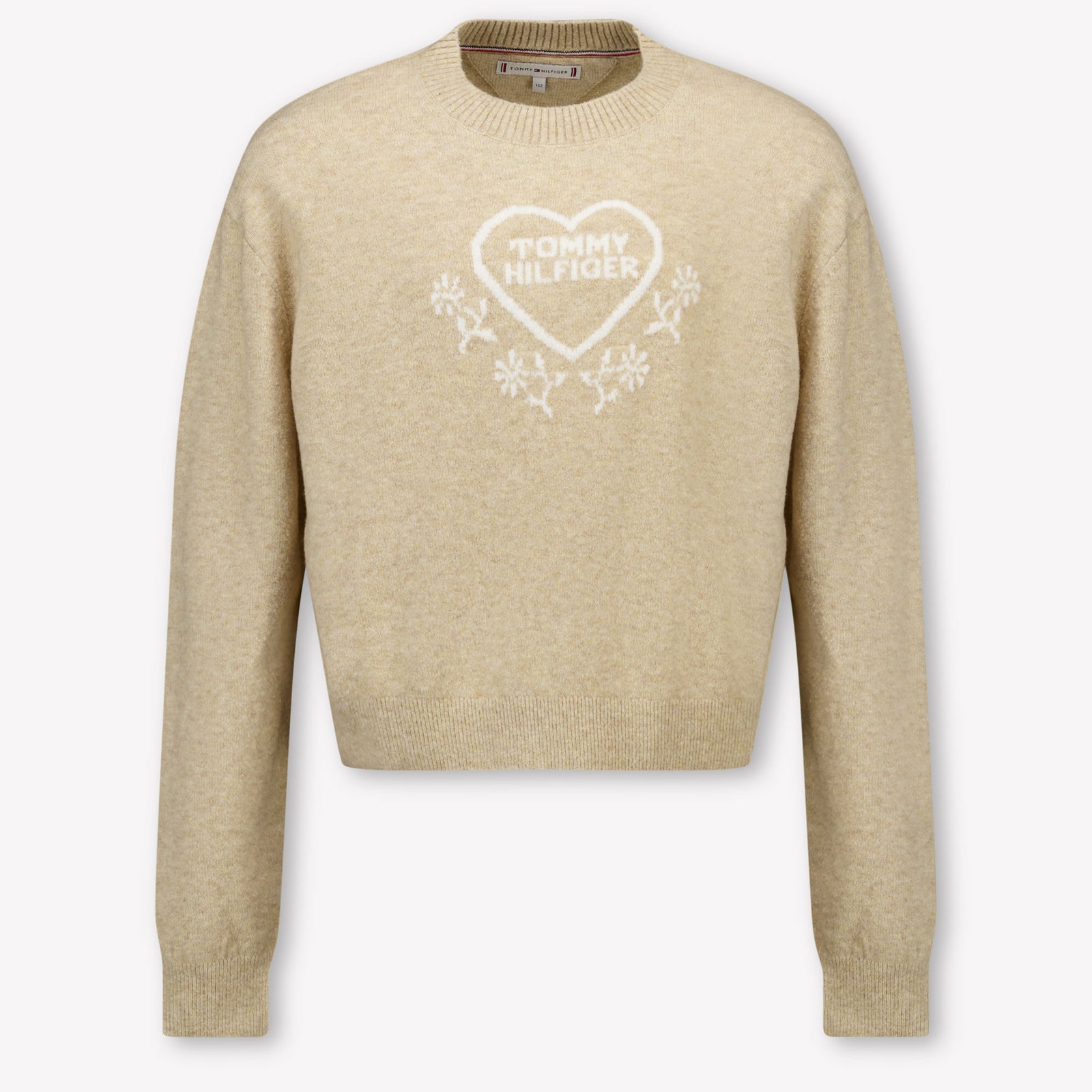 Tommy Hilfiger Kinder Mädchen Pullover Beige