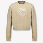Tommy Hilfiger Niño Chicas Suéter en Beige