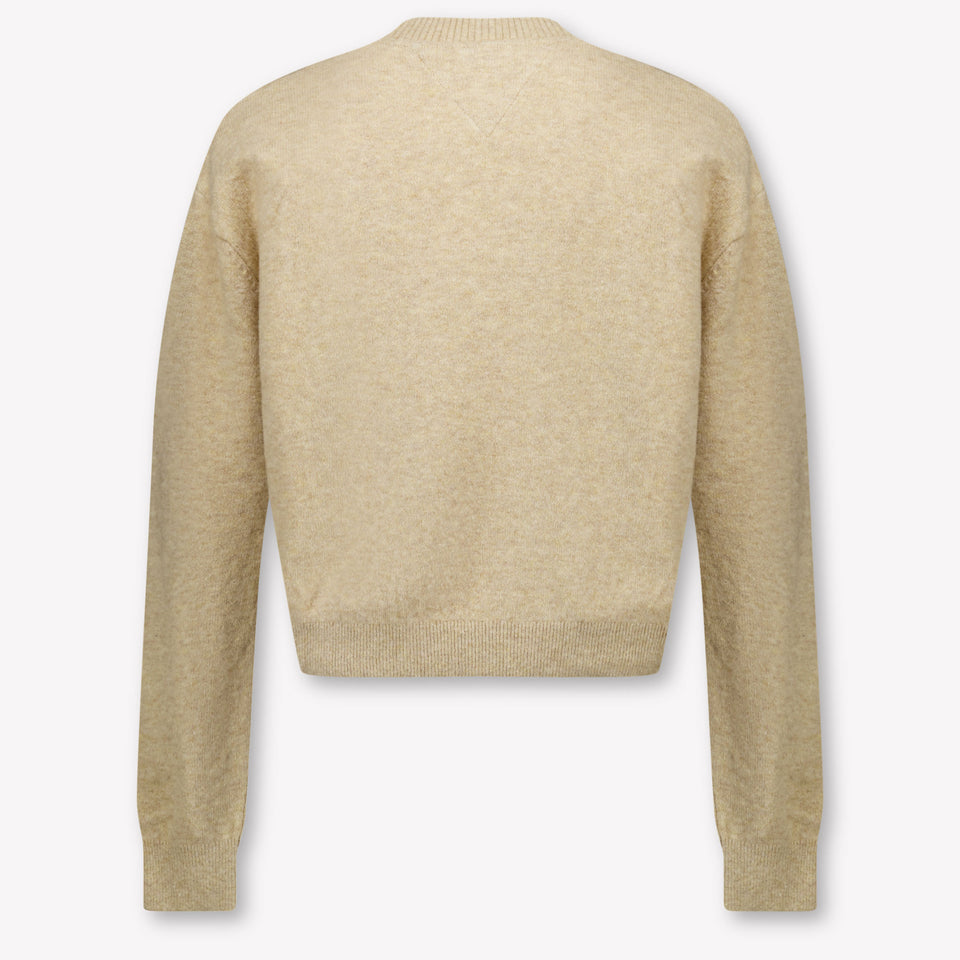 Tommy Hilfiger Niño Chicas Suéter en Beige