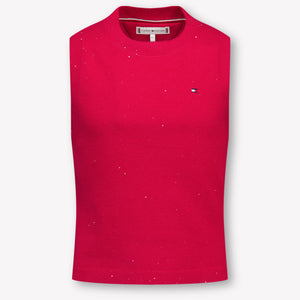 Tommy Hilfiger Kinder Mädchen T-Shirt Rot