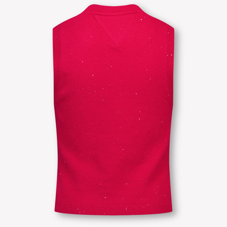 Tommy Hilfiger Kinder Mädchen T-Shirt Rot