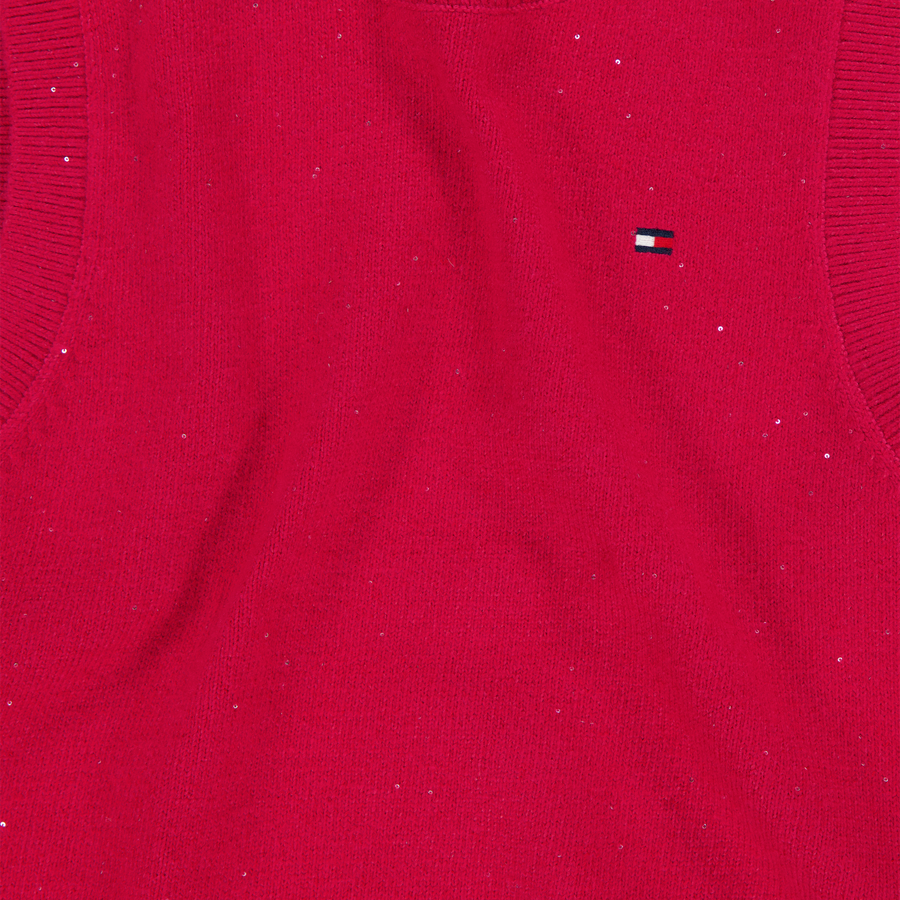 Tommy Hilfiger Kinder Mädchen T-Shirt Rot