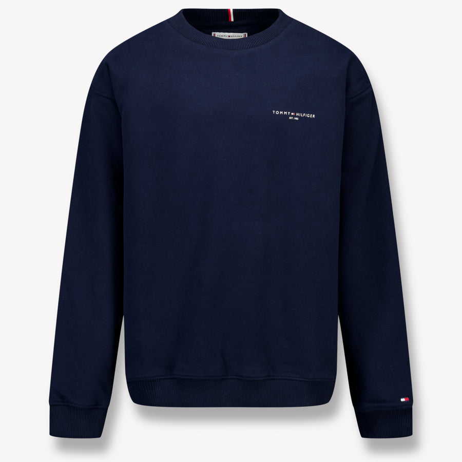 Tommy Hilfiger Enfant Unisexe Pull Navy