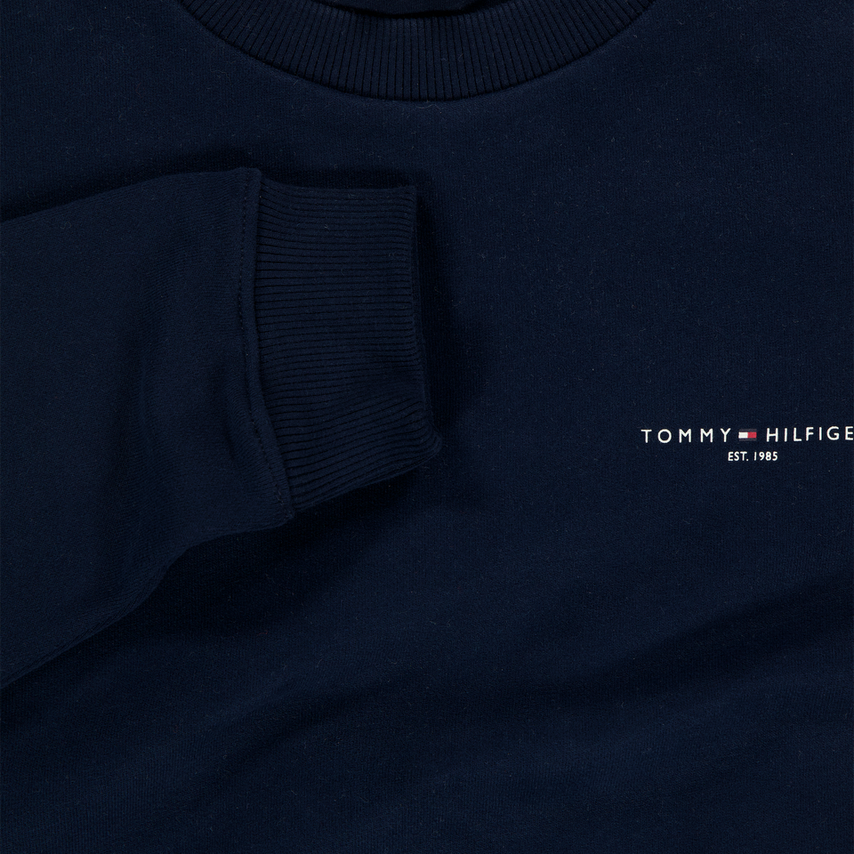 Tommy Hilfiger Ragazzo Unisex Maglione in Navy