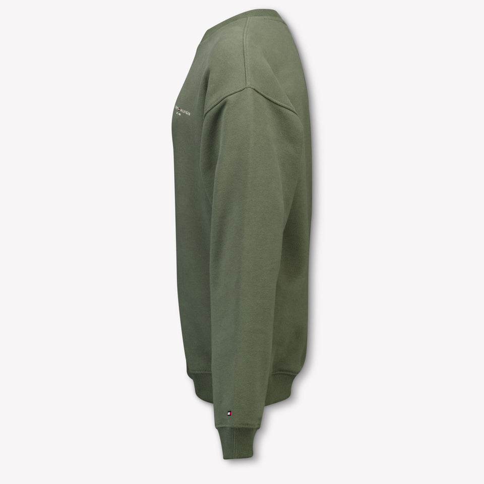 Tommy Hilfiger Kinder Unisex -Pullover Armee