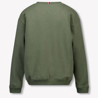 Tommy Hilfiger Enfant Unisexe Pull Armée