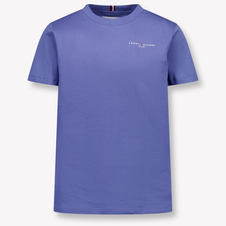 Tommy Hilfiger Kinder Unisex T-Shirt In Blauw