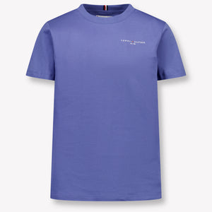 Tommy Hilfiger Enfant Unisexe T-shirt Bleu